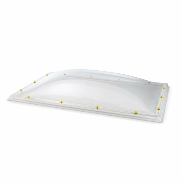 Skylux acrylaat lichtkoepel 3-wandig - helder 0600 x 1300 mm