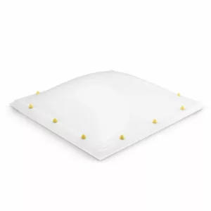 Skylux acrylaat lichtkoepel 4-wandig - opaal 0450 x 0450 mm