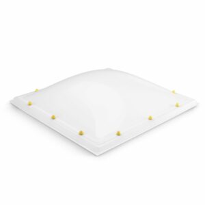 Skylux acrylaat lichtkoepel 4-wandig - opaal 0700 x 0700 mm