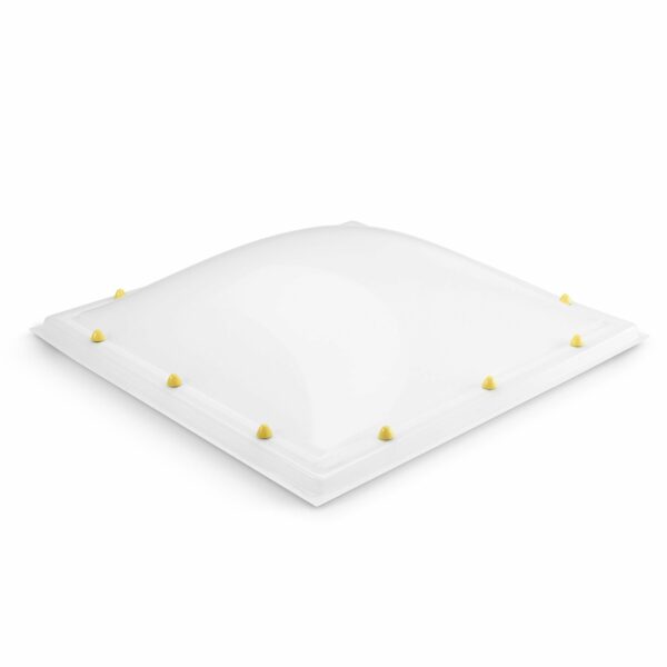 Skylux acrylaat lichtkoepel 4-wandig - opaal 0900 x 0900 mm