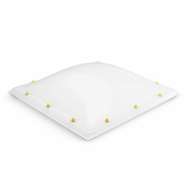 Skylux acrylaat lichtkoepel dubbelwandig - opaal 0900 x 0900 mm