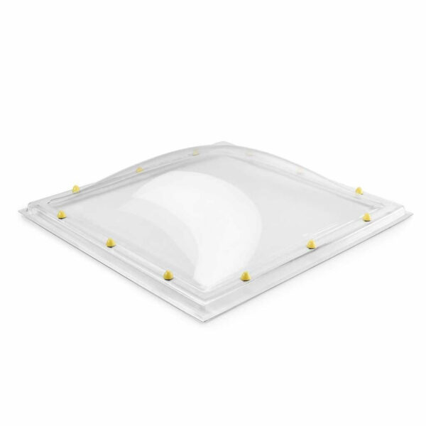 Skylux acrylaat lichtkoepel enkelwandig - helder 0400 x 0400 mm