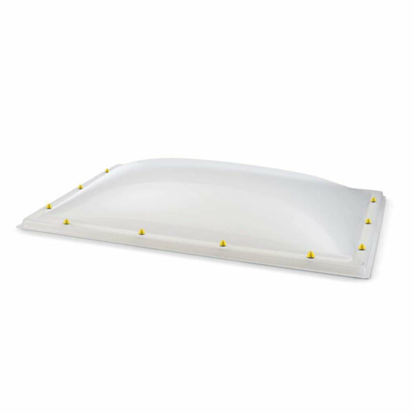 Skylux acrylaat lichtkoepel enkelwandig - opaal 0400 x 1900 mm