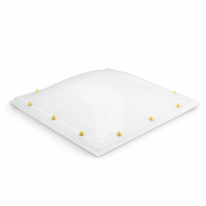 Skylux acrylaat lichtkoepel enkelwandig - opaal 0450 x 0450 mm