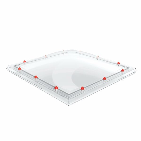 Skylux polycarbonaat lichtkoepel 4-wandig - helder 2000 x 2000 mm