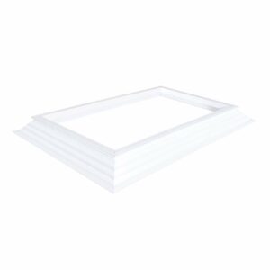 ventilerende pvc-opstand 16/20 EP met manuele tandemspindel met oog 1300 x 2800 mm Let Op! Dakopening = 1500 x 3000 mm