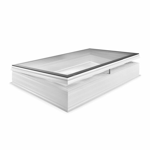 Skylux platdakvenster iWindow2 complete set - opengaande uitvoering met pvc-opstand 20/00 EP 1100 x 1700 mm